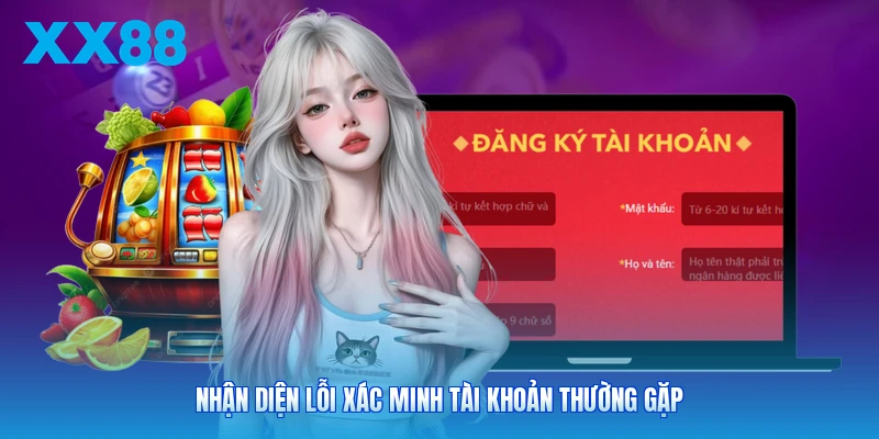 Nhận diện lỗi xác minh tài khoản thường gặp